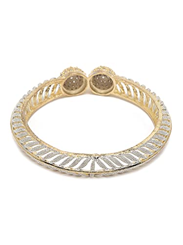 Stylish Plated Bangles for Women, Set of 2